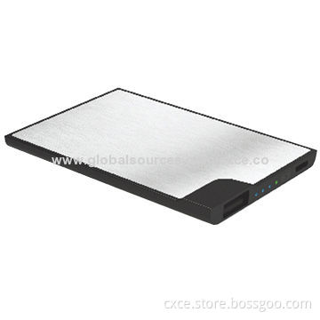 Credit Card Emergency Charger, with Real 1,800mAh Li-polymer Battery, PB31